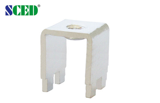 PCB Terminal Block Accessories , Brass Wire Terminal Connectors 75A M4