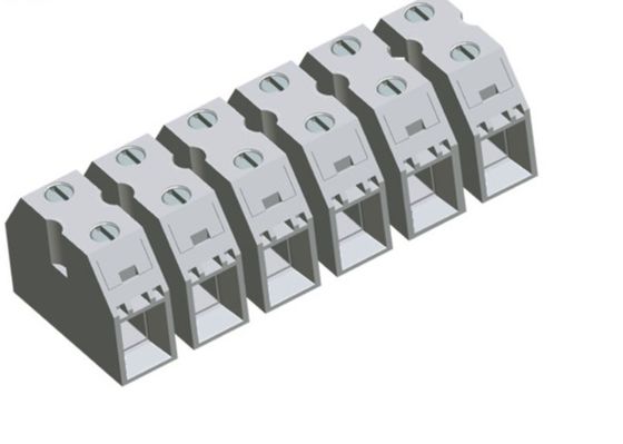 2-16 Poles 50A Feed Through Terminal Block Pitch 13.5mm Copper