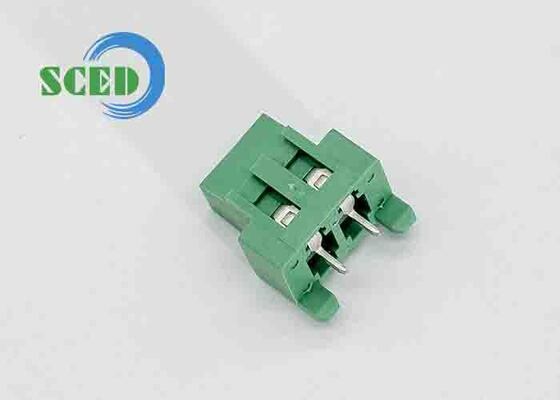 PCB Terminal Block with 1000MΩmin Insulation Resistance Right Angle Wire Inlet and Tin Plated Finish for Secure Electrical Connections