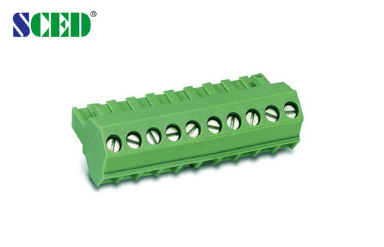 Pitch 5.08mm   Plug - in Terminal Block   300V 18A  Plug   Female  2P - 22P  Pluggable Terminal Block