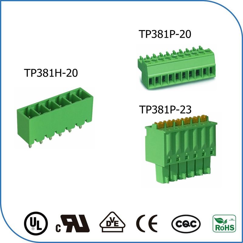 3.50mm Wiring Terminal Block 2 Pin - 22 Pin Vertical Wire Inlet