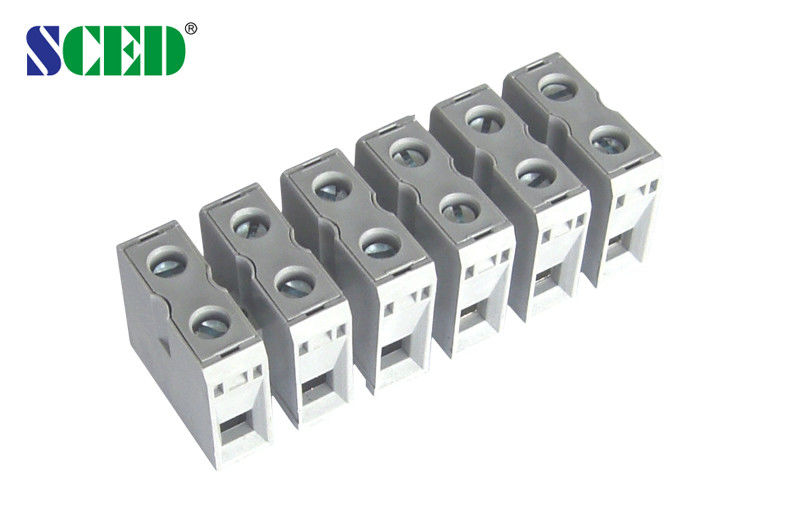 Panel Mount Feed Through Terminal Block Screw 2 Poles - 16 Poles UL CE