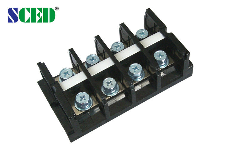 Pitch 28.00mm Barrier Terminal Blocks , 600v 150a Power Terminal Block Connectors