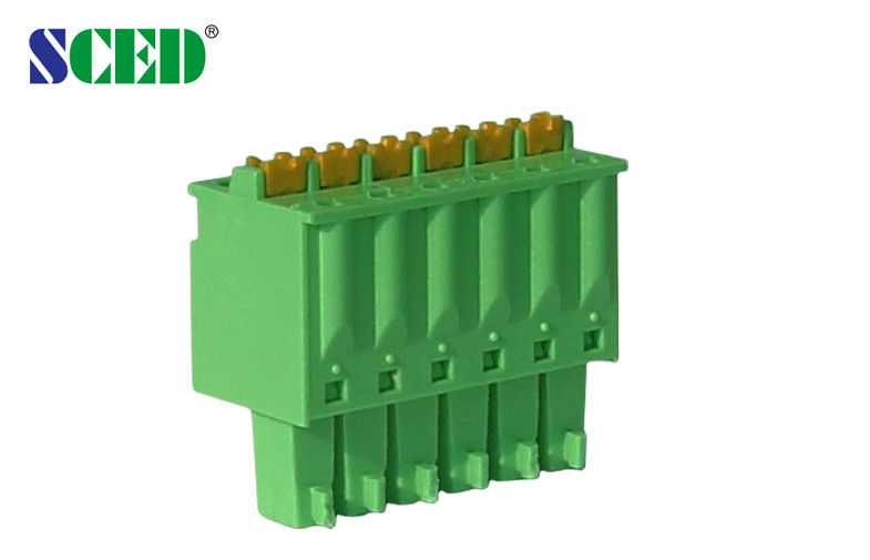 Female Sockets Plug In Terminal Blocks Pitch 3.81mm , 300V 8A, 2P-22P Single Level