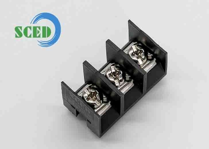 Pitch 10.00mm Barrier Terminal Block 600V 30A 10-22AWG PBT M3.5 Power Terminal Blocks