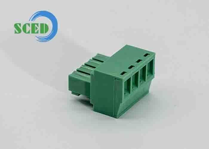 2-22 Poles Plug In Power Terminal Block Connector 3.50mm Female Brass Steel M2 Screw