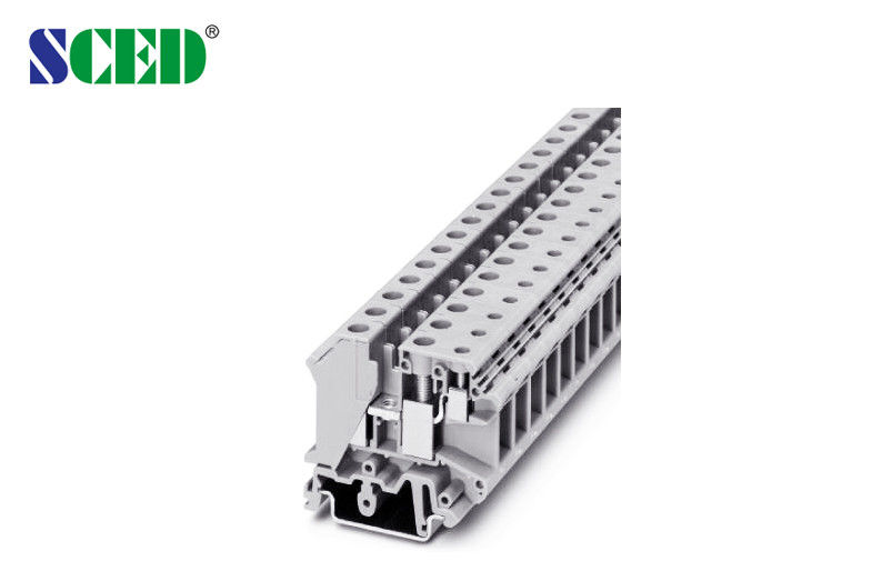 Din Rail Terminal Blocks    600V 65A   AWG 24 - 6    Terminal width 10.2mm   
