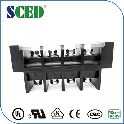 Płytka 27mm Panel Mount Terminal Block PBT Czarny stalowy skrut miedziany