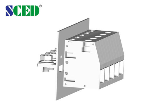 Blok zaciskowy przelotowy M6 150A 600V 6-1/0 AWG Szerokość 18,8 mm