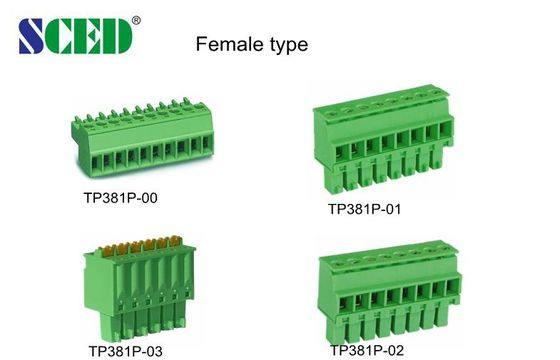 2-22 słupki miedzianego zacisku klatki wtyczki w bloku końcowym z M2 śrubki wtyczki kobiece
