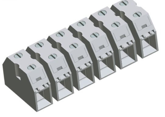2-16 biegunów 50A Wprowadzenie przez blok końcowy