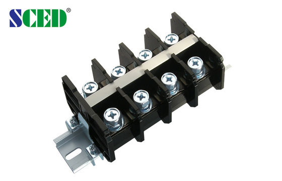 25.00mm 600V 101A PCB Rail Mounted Terminal Blocks z wlotem drutu pod kątem prostym