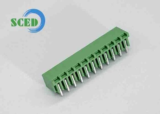 1.4mm Średnica Otworu PCB, Terminal Wtykowy z 45-stopniowym Wejściem Przewodu i Napięciem Wytrzymywanym 3000V AC/min
