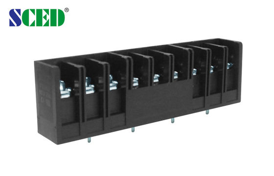 Blok końcowy bariery Przesunięcie 9,50mm 600V 30A 9P blok końcowy zasilania